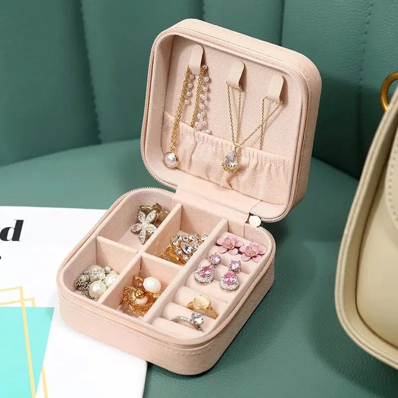 Mini Jewelry Travel Organizer Box