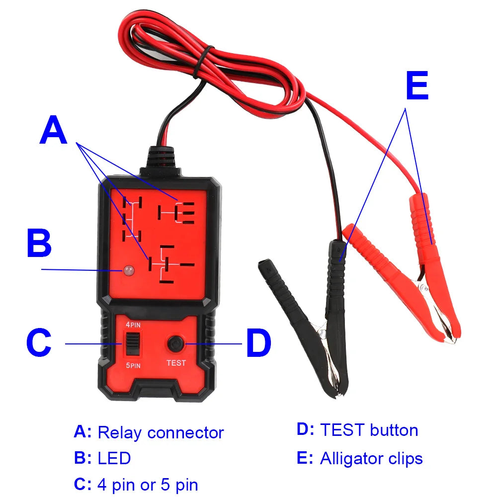 LED Indicator Light Car Battery Checker 12V