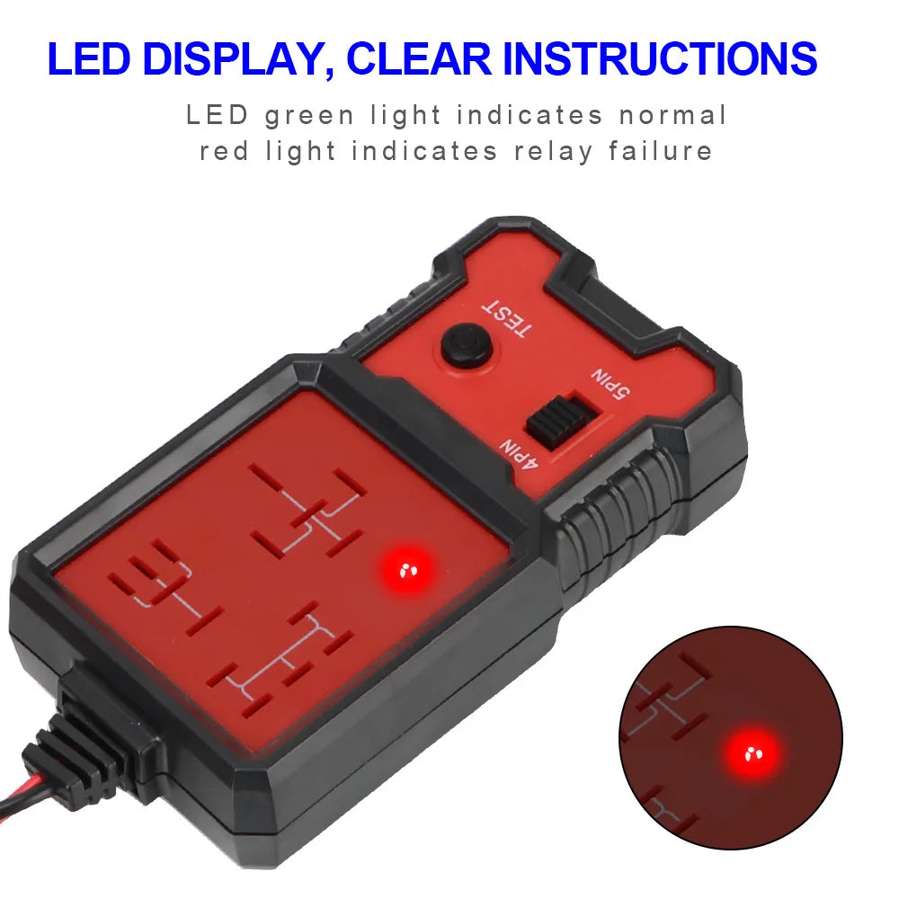 LED Indicator Light Car Battery Checker 12V