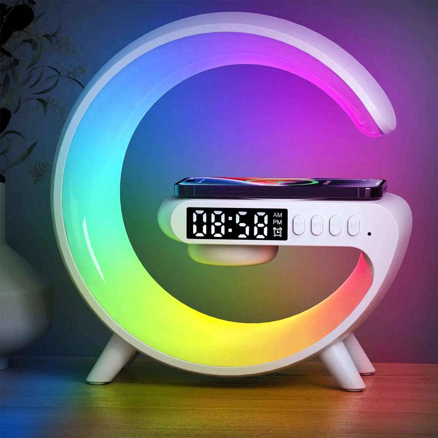 LED Smart Wake Up Wireless Speaker