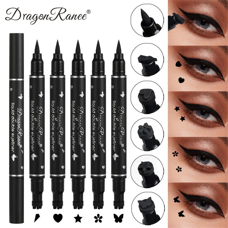 Dragon Ranee Double head Star Seal Eyeliner waterproof