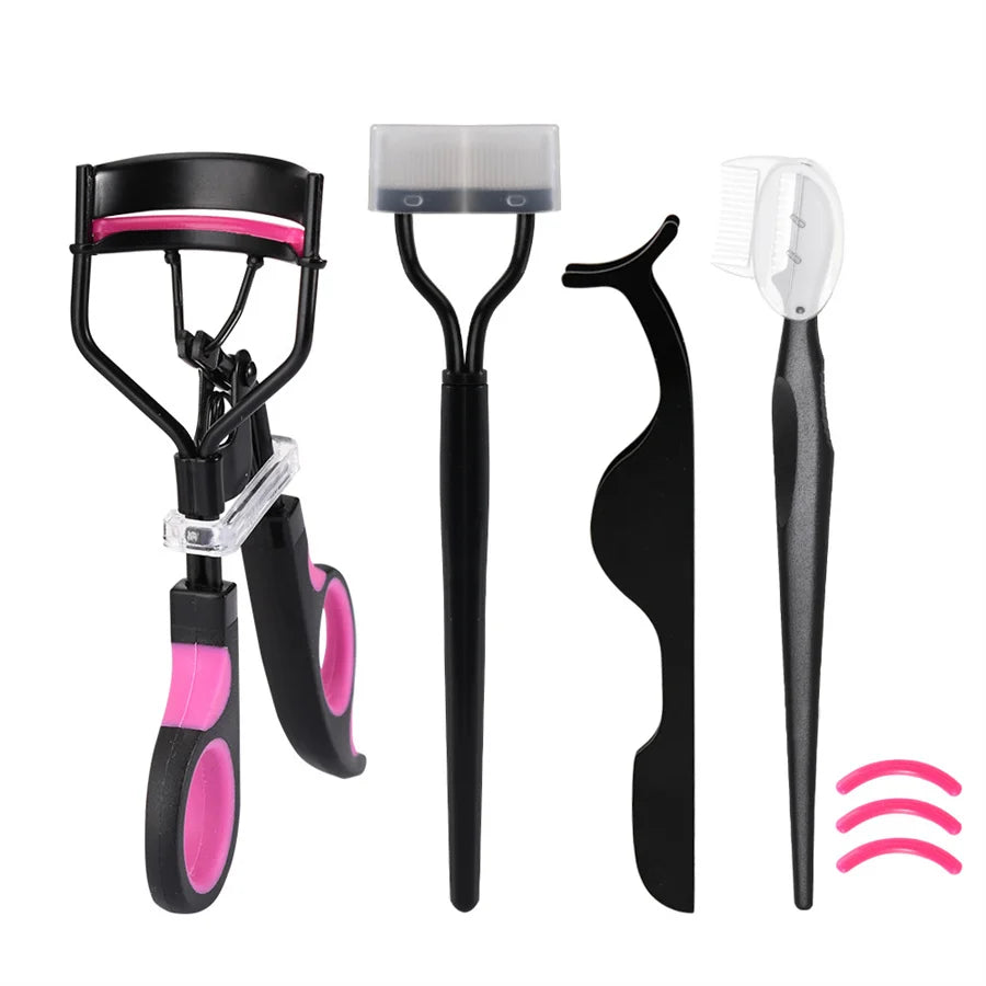 Dual Color Handle Curling Eyelash Clip