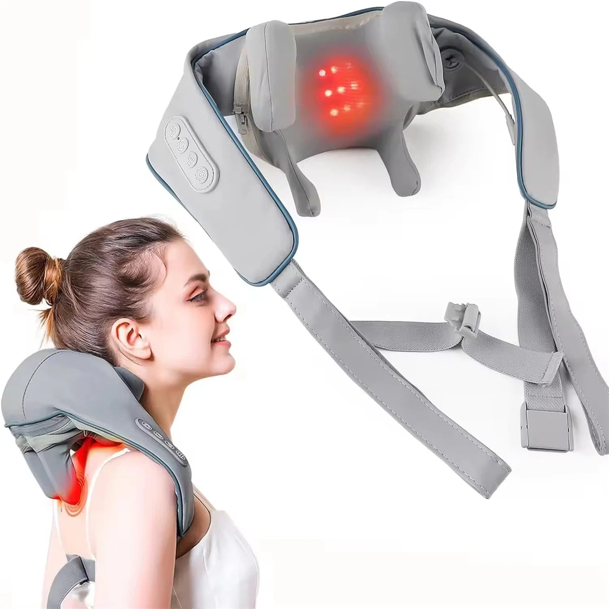 Neck And Back Soothing Heat Massager