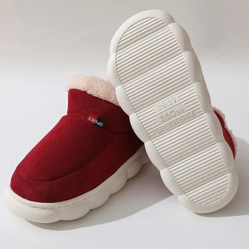 Plush Padded Shoes Female
