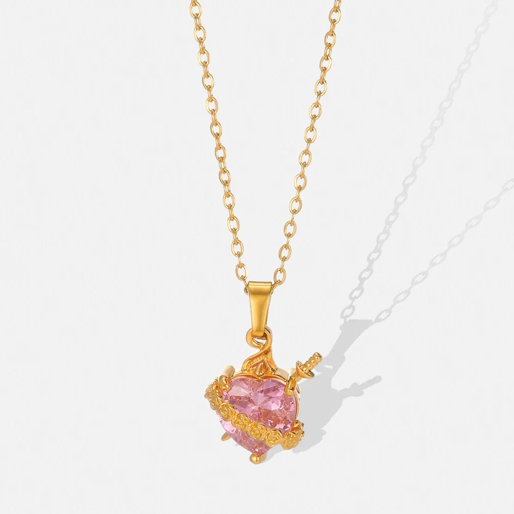 Multilayer Heart Necklace