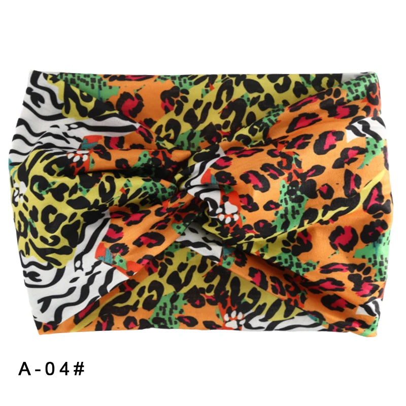 Printed Wide Elastic Head band