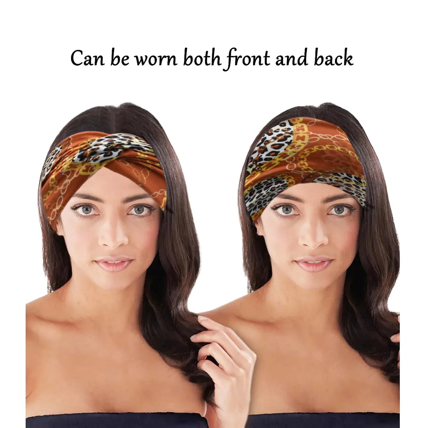 Printed Wide Elastic Head band