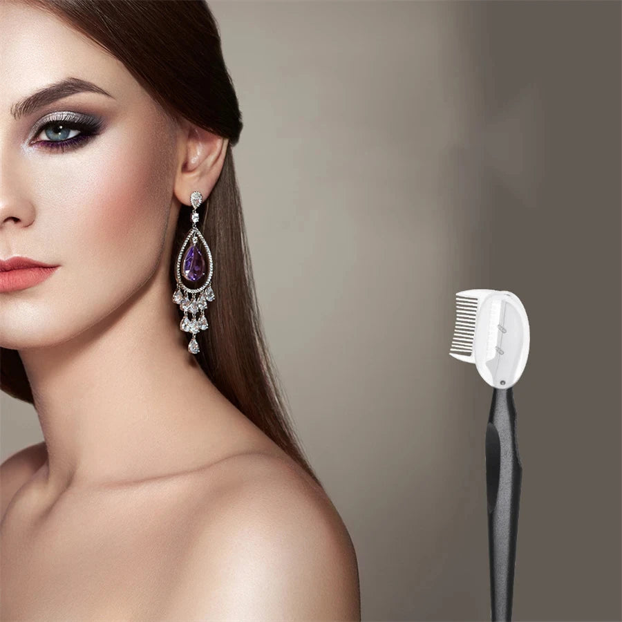Dual Color Handle Curling Eyelash Clip