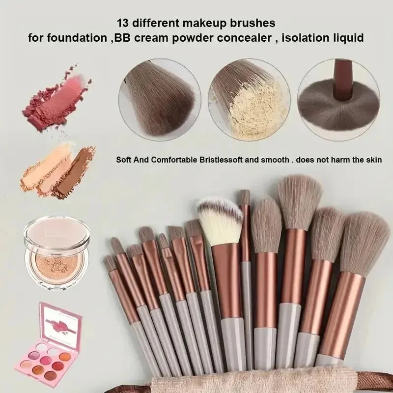 Colorful Makeup Brush Set