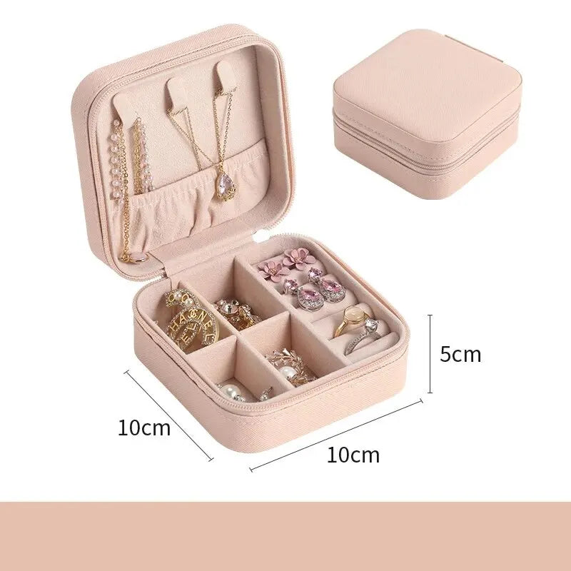 Mini Jewelry Travel Organizer Box