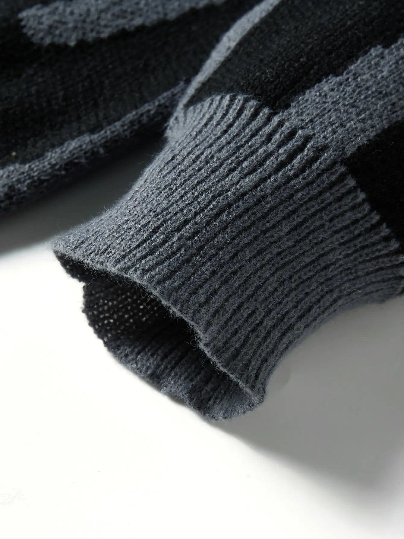 Autumn Winter Jacquard Pattern Pullover Sweater