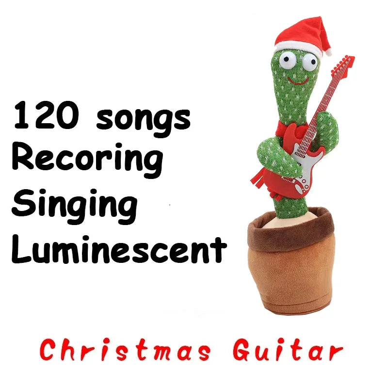 Talking Cactus Toy with LED 120 English Songs Singing Musical