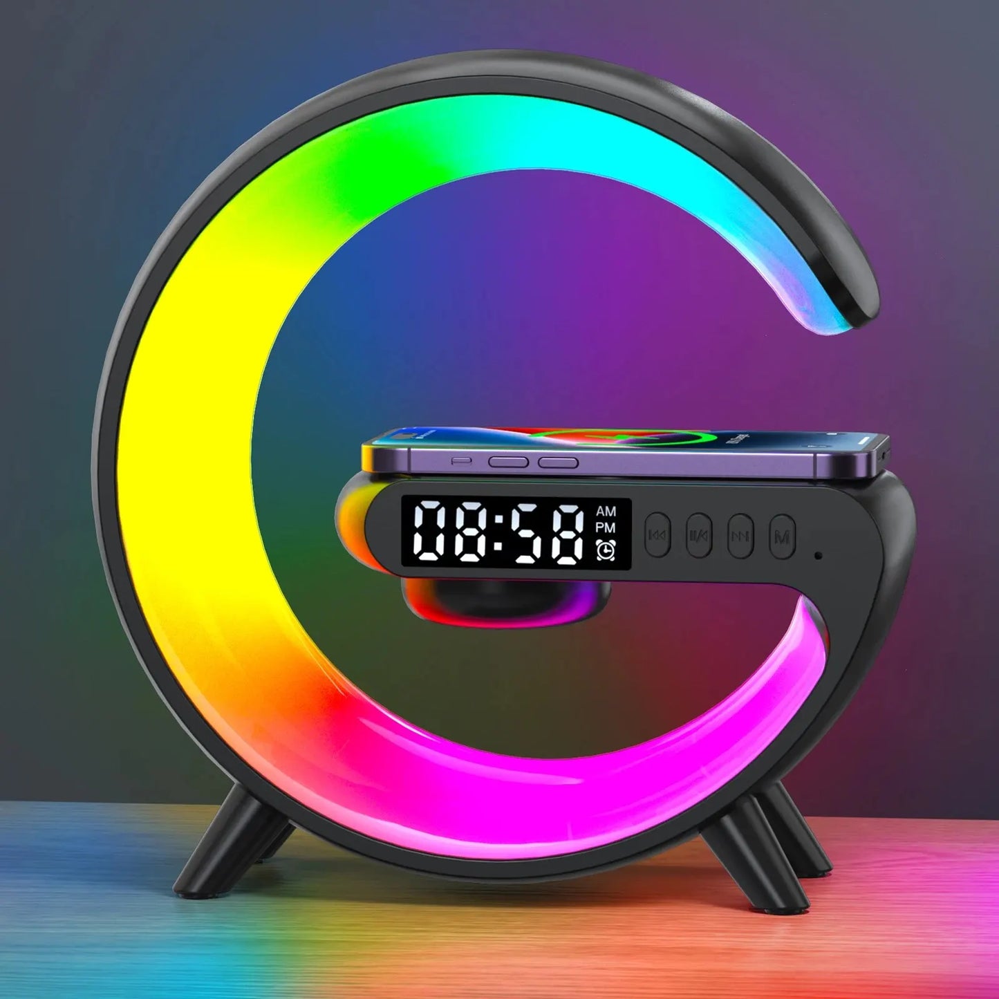 LED Smart Wake Up Wireless Speaker
