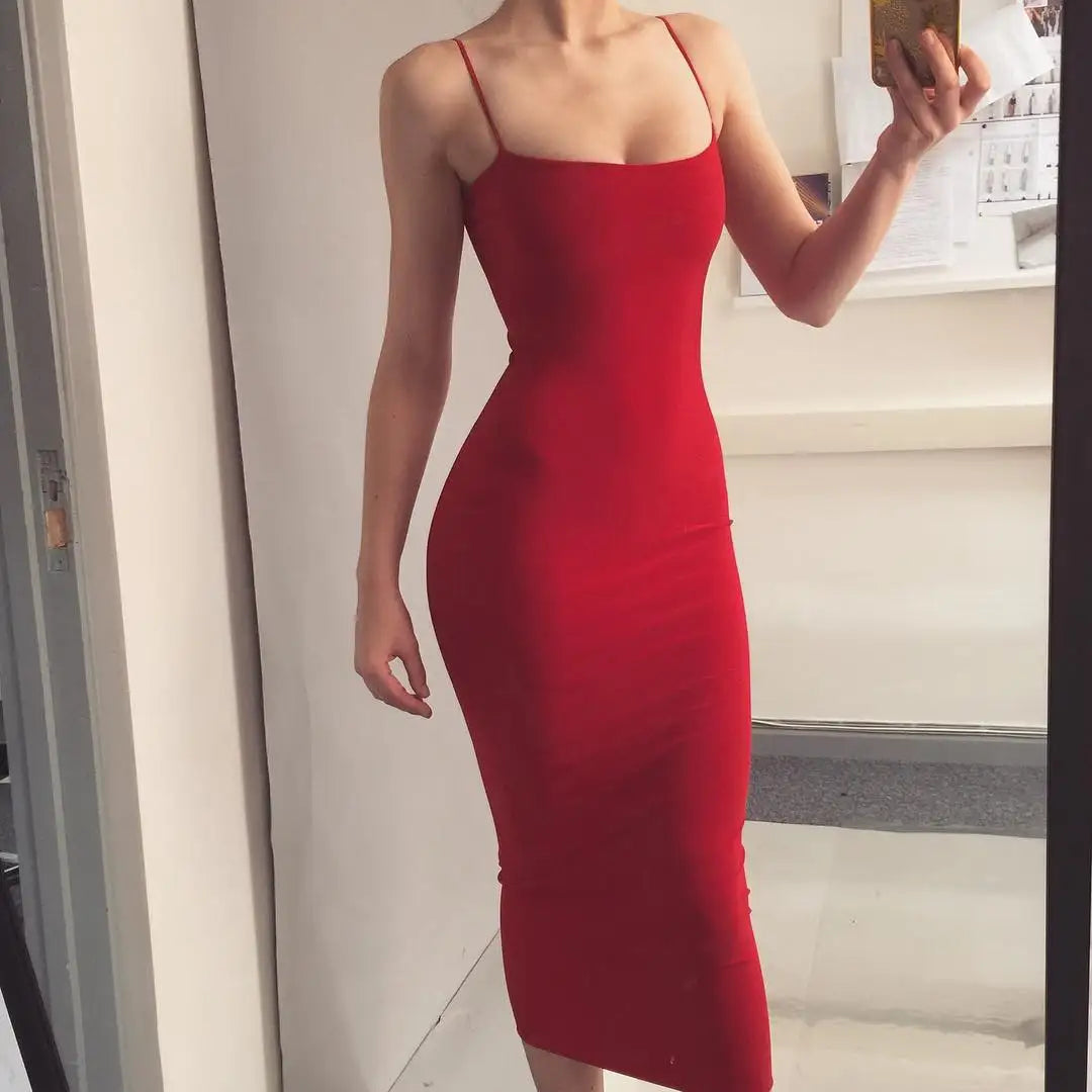 Summer Women's Dress Long Sling