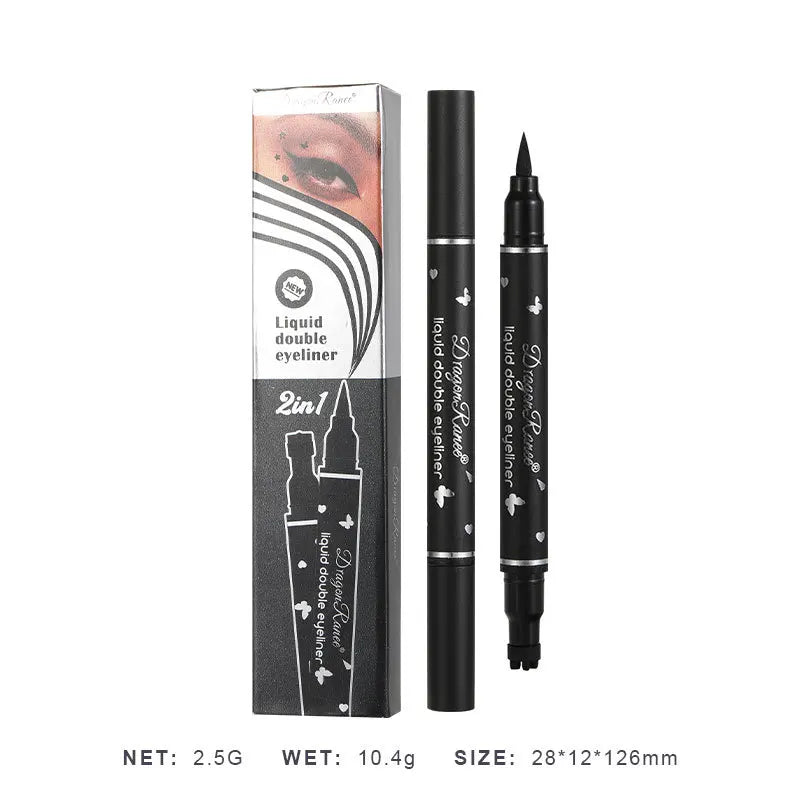 Dragon Ranee Double head Star Seal Eyeliner waterproof