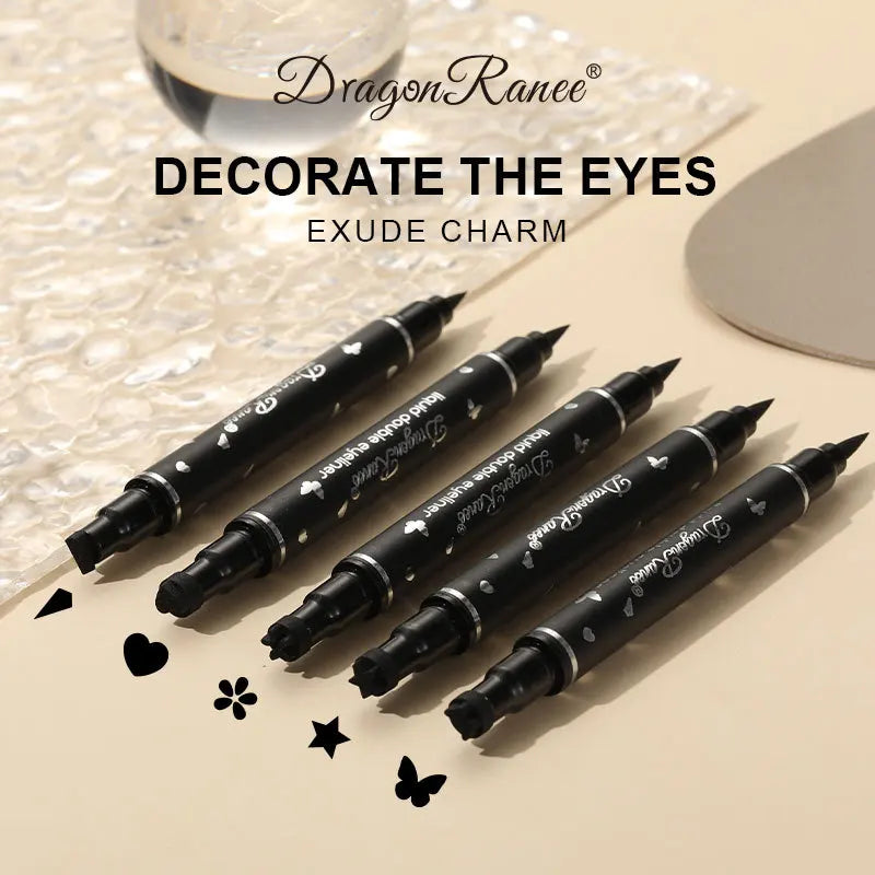 Dragon Ranee Double head Star Seal Eyeliner waterproof