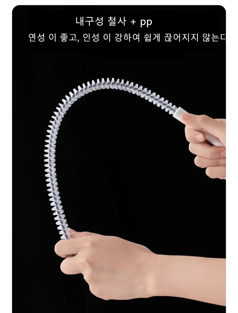 Pipe Dredging Brush Bathroom Hair Sewer Sink Cleaning