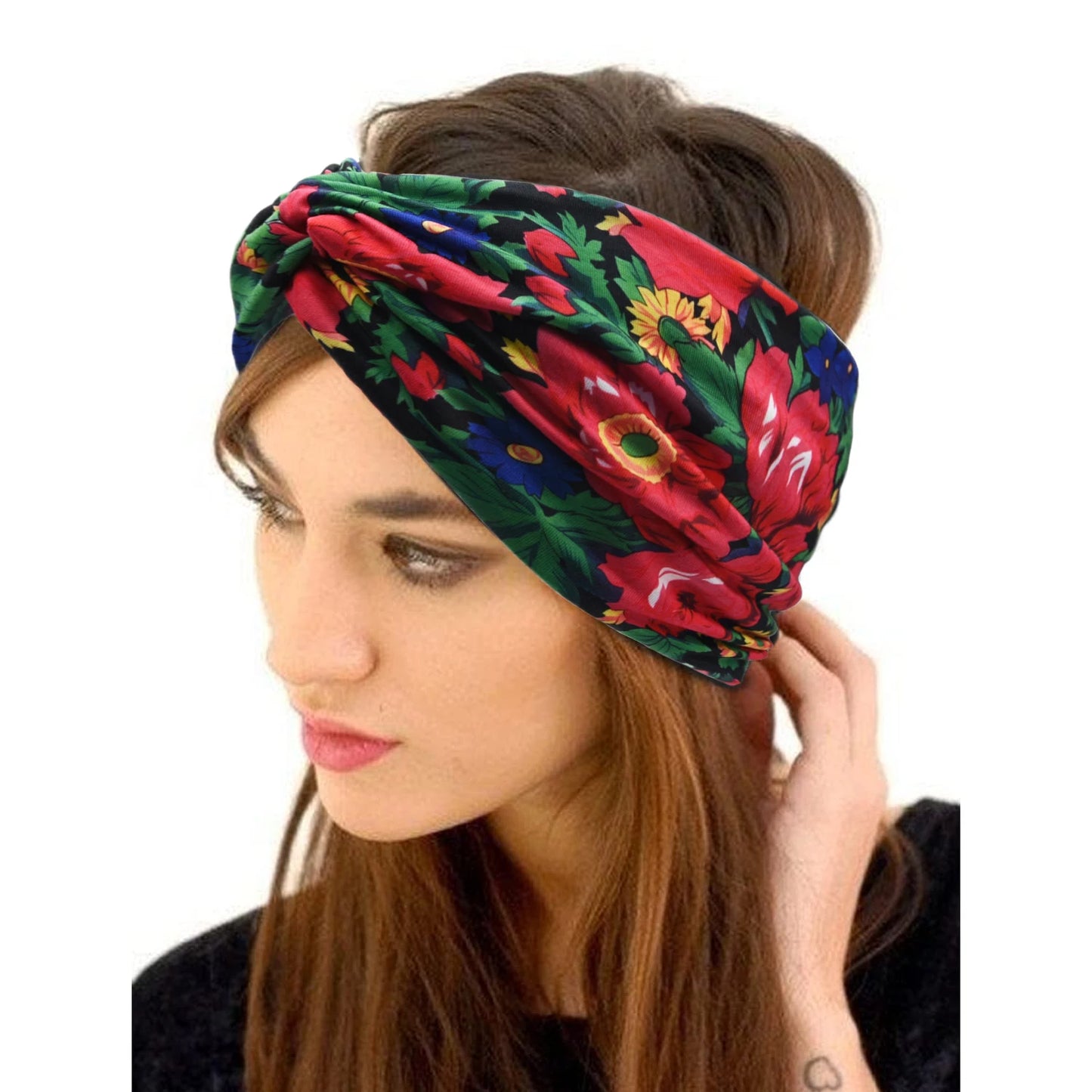 Printed Wide Elastic Head band