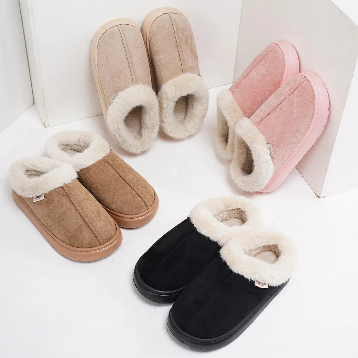 Plush Padded Shoes Female
