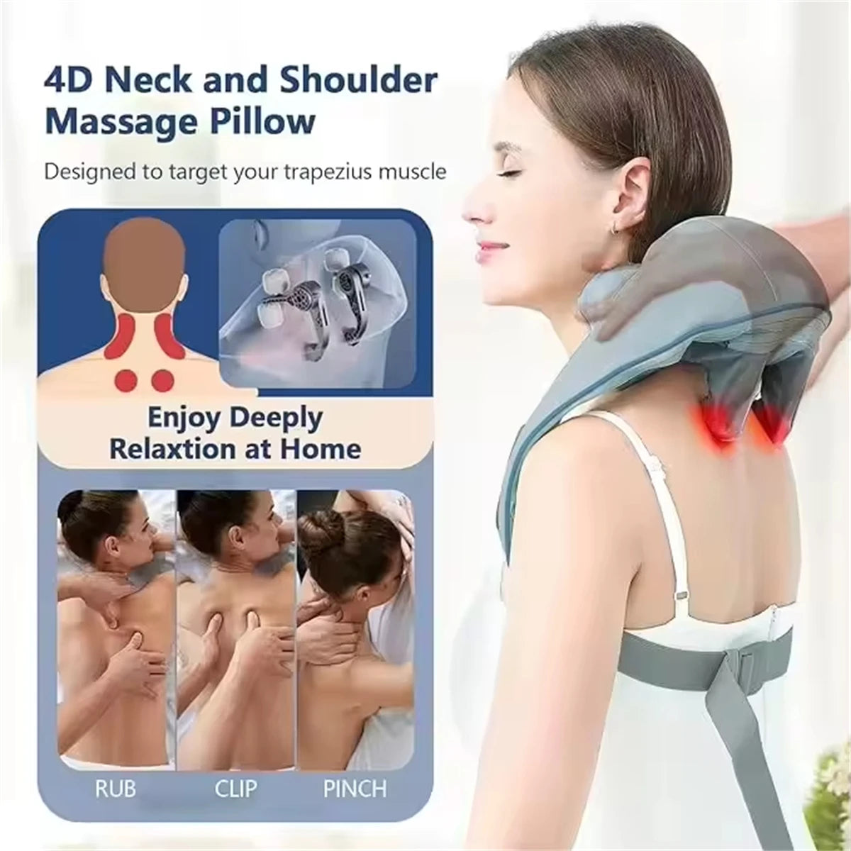 Neck And Back Soothing Heat Massager