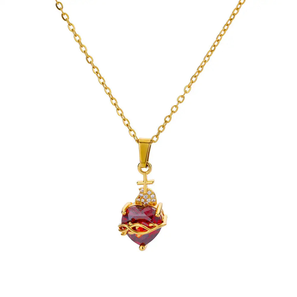 Multilayer Heart Necklace