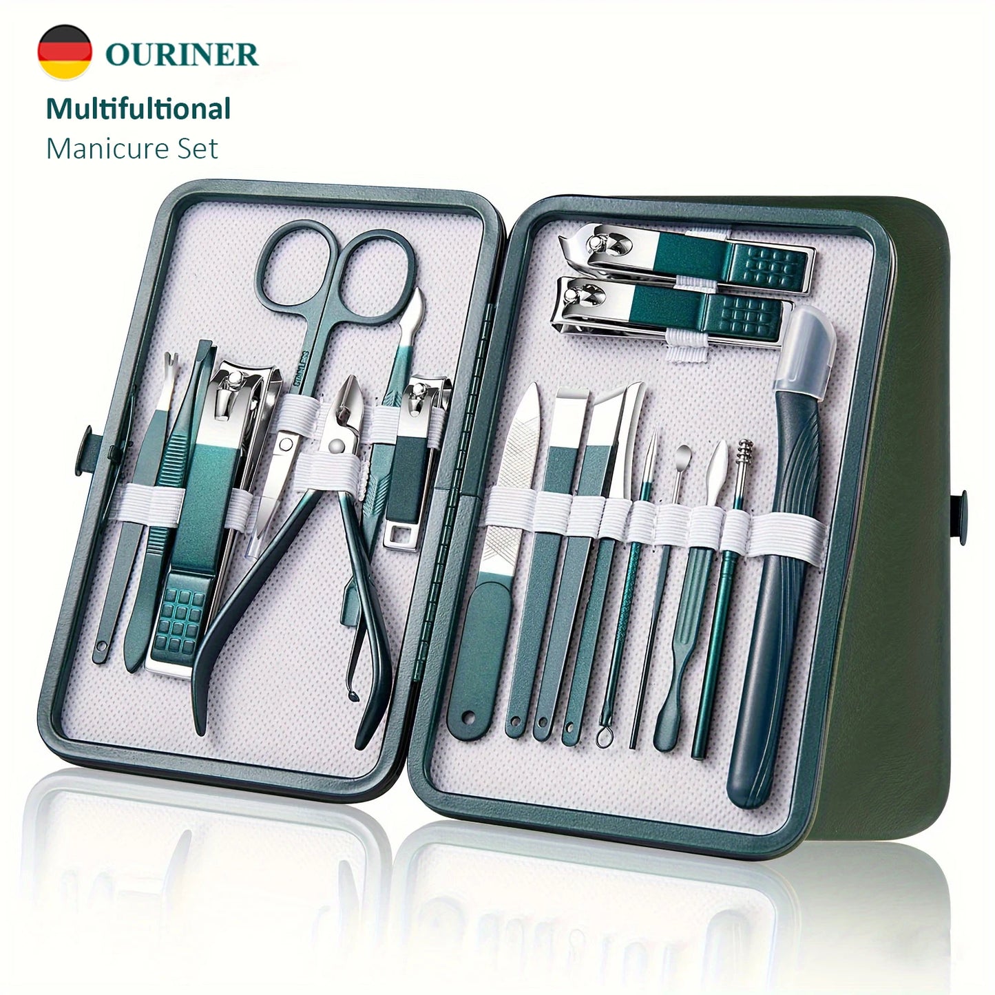Professional Nail Care Kit Stainless Steel Manicure & Pedicure Set