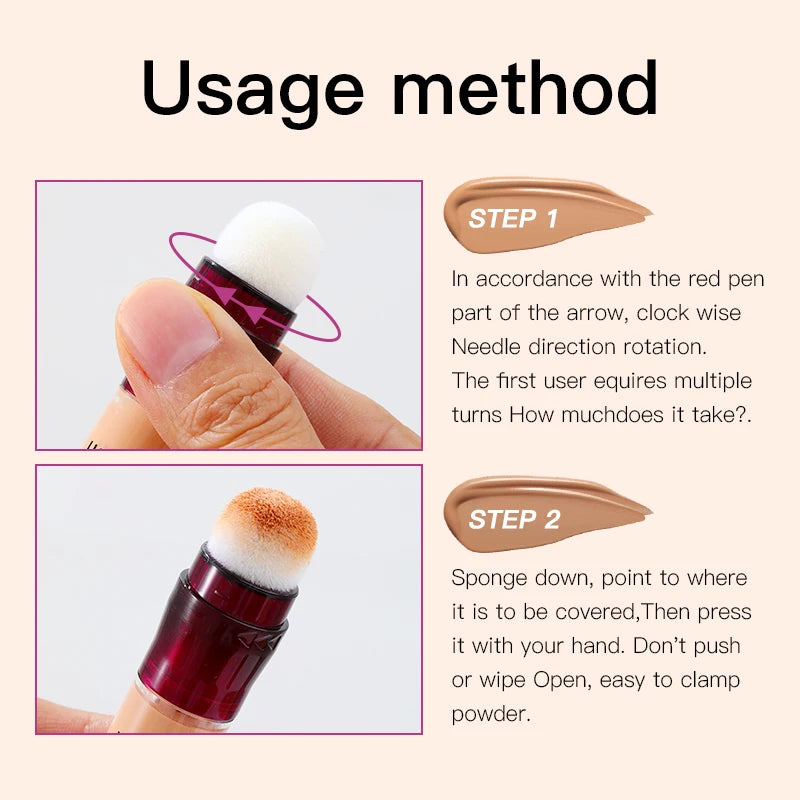 New Sponge Head Concealer for Dark Circles