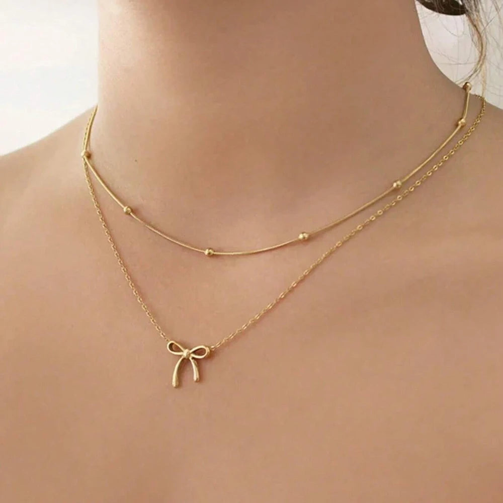 Multilayer Heart Necklace