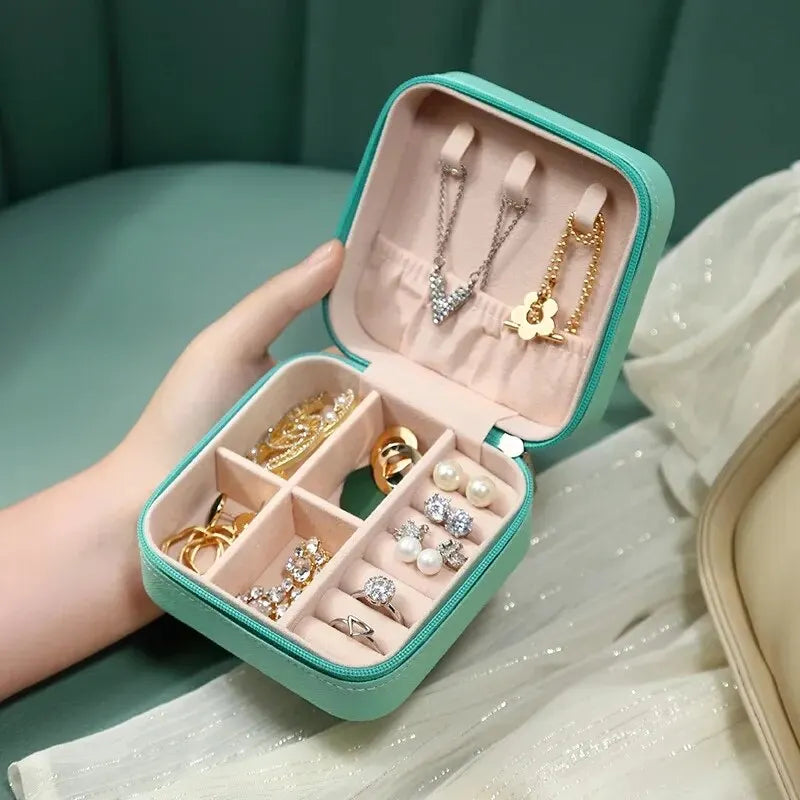 Mini Jewelry Travel Organizer Box