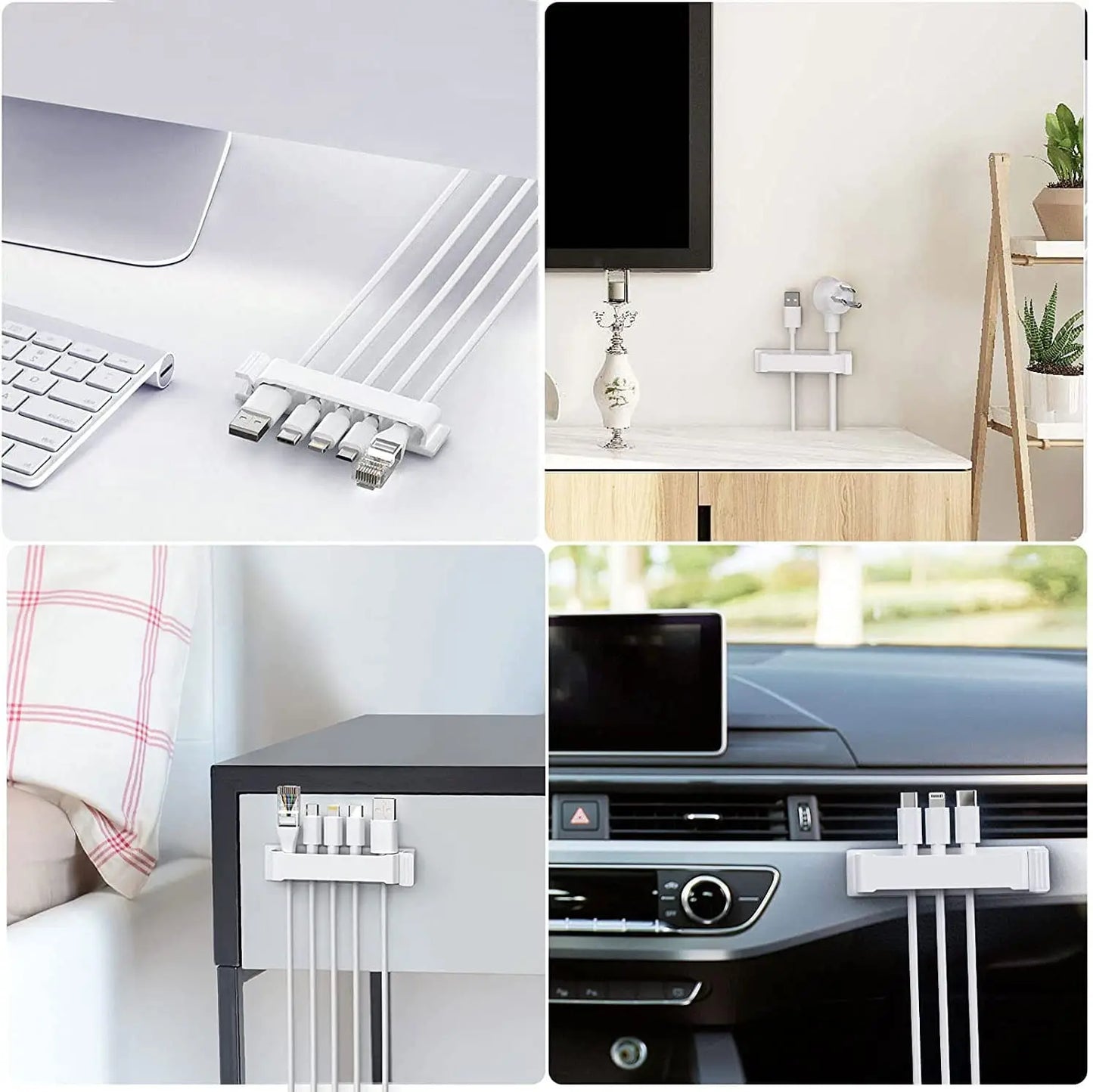 Cable Organizer Cord Management Wire Holder