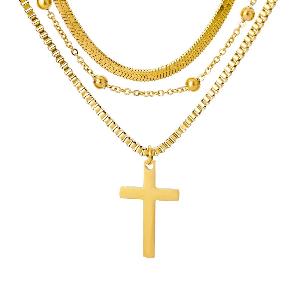 Multilayer Heart Necklace