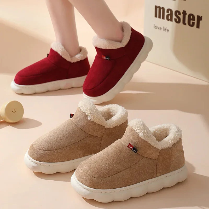 Plush Padded Shoes Female
