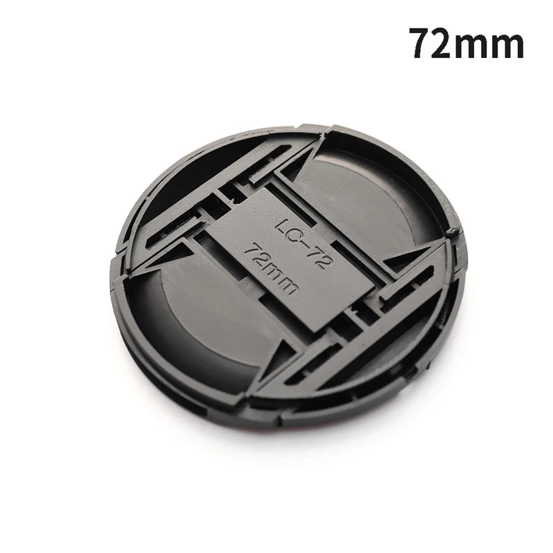 Camera Lens Cap High-quality 40.5mm 49mm 52mm 55mm 58mm 62mm 67mm 72mm 77mm 82mm Snap on Front Lens Cap for Camera