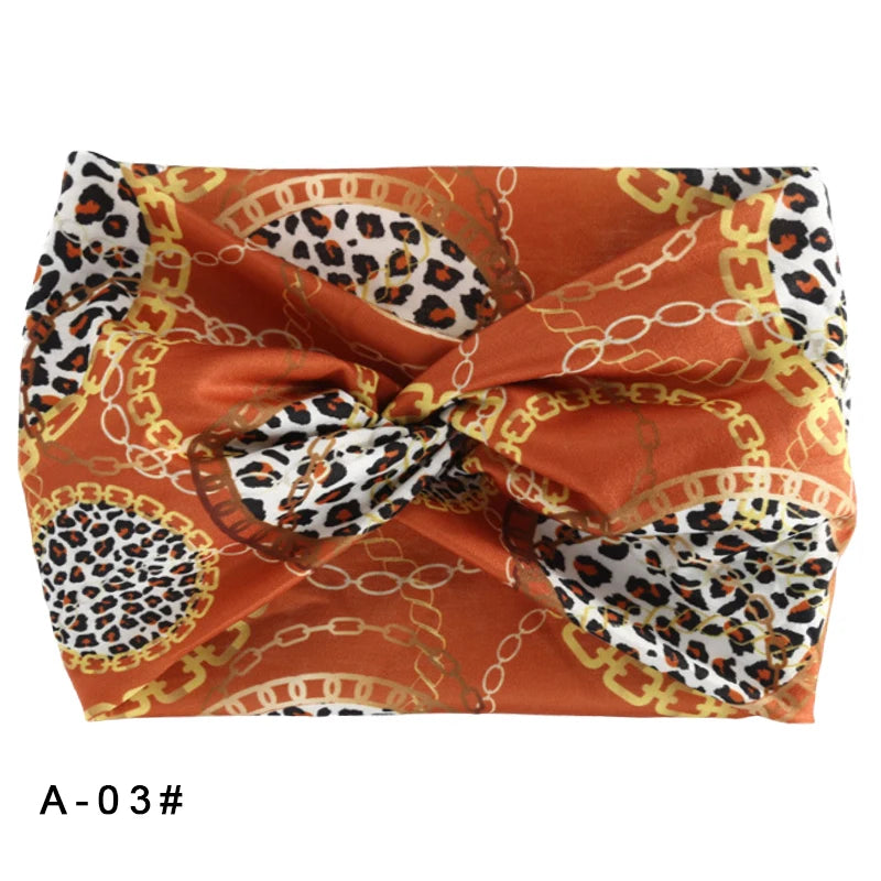 Printed Wide Elastic Head band