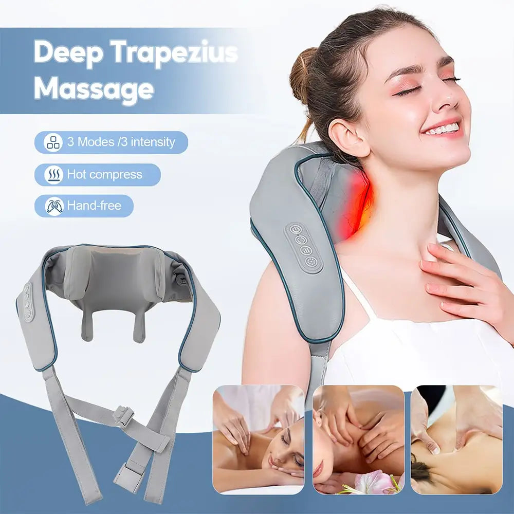 Neck And Back Soothing Heat Massager