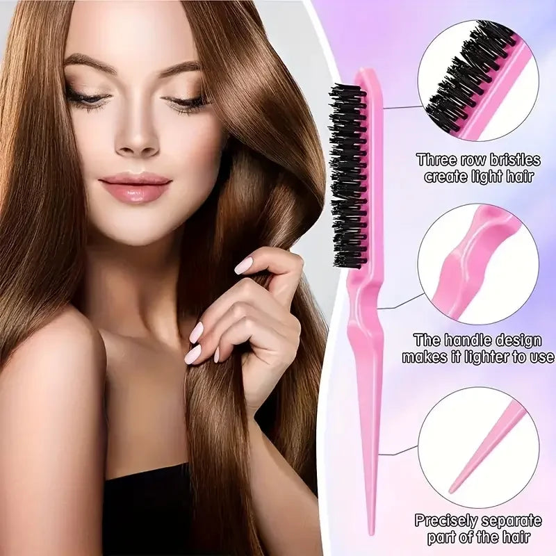 6pcs/Set Hair Brush Set Hairdressing Spray Bottle