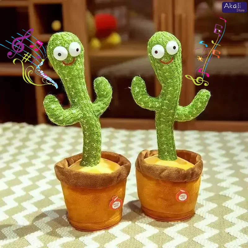 Talking Cactus Toy with LED 120 English Songs Singing Musical