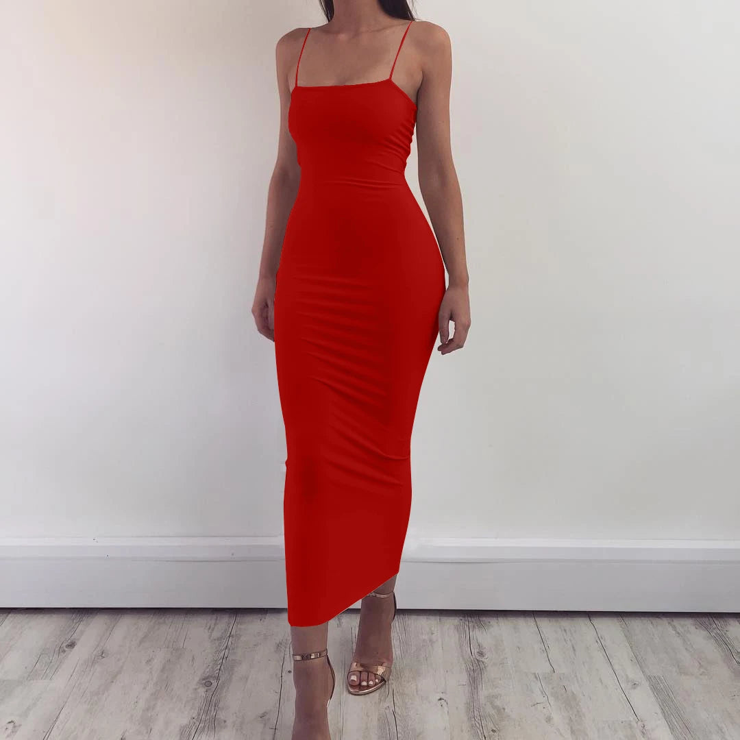 Summer Women's Dress Long Sling