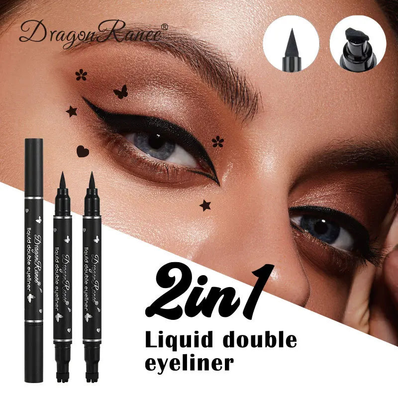 Dragon Ranee Double head Star Seal Eyeliner waterproof