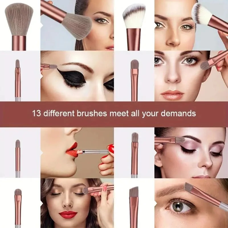 Colorful Makeup Brush Set
