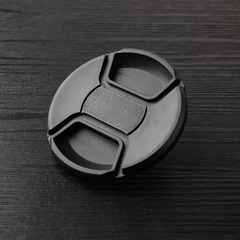 Camera Lens Cap High-quality 40.5mm 49mm 52mm 55mm 58mm 62mm 67mm 72mm 77mm 82mm Snap on Front Lens Cap for Camera