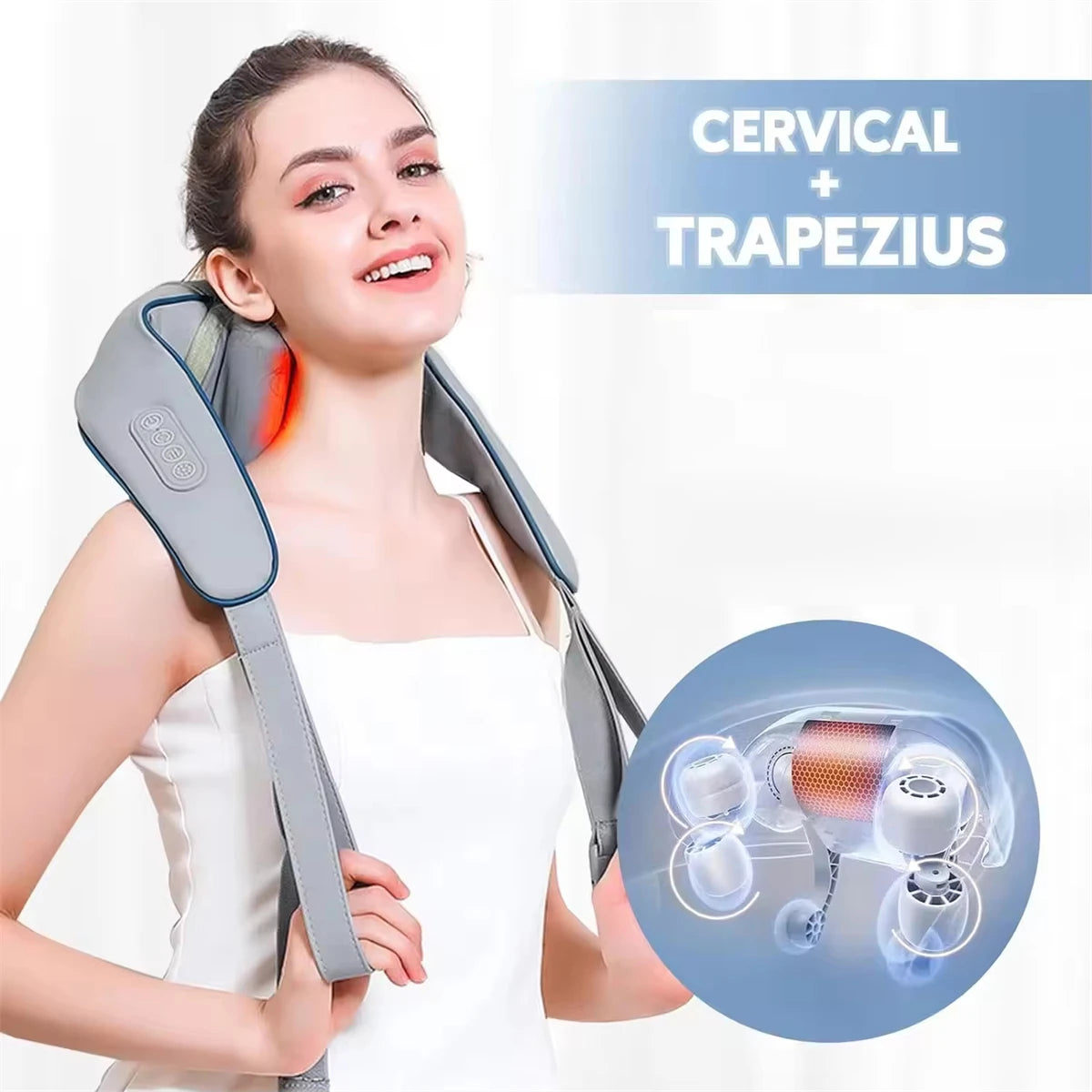 Neck And Back Soothing Heat Massager