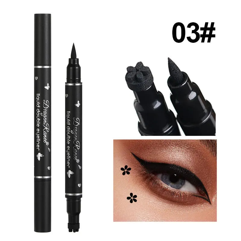 Dragon Ranee Double head Star Seal Eyeliner waterproof