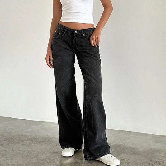 Low Waist Baggy Jeans Retro Fashion