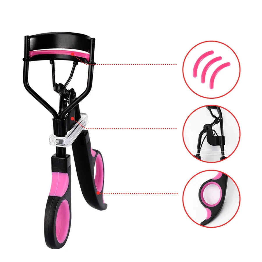 Dual Color Handle Curling Eyelash Clip