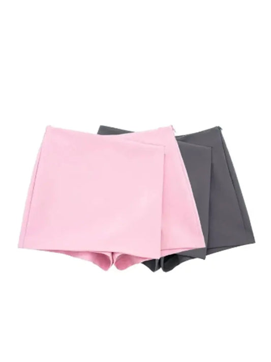 Shorts Skirts Vintage High Waist