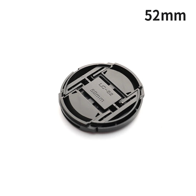Camera Lens Cap High-quality 40.5mm 49mm 52mm 55mm 58mm 62mm 67mm 72mm 77mm 82mm Snap on Front Lens Cap for Camera