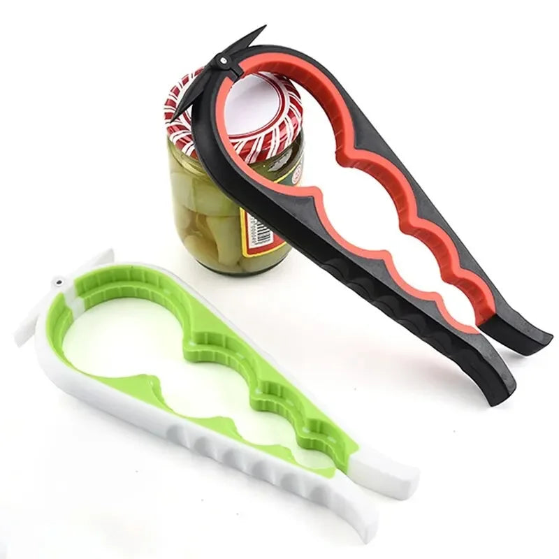 Multi Functional Four In One Beverage Bottle Opener