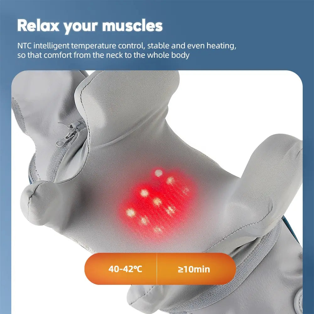 Neck And Back Soothing Heat Massager
