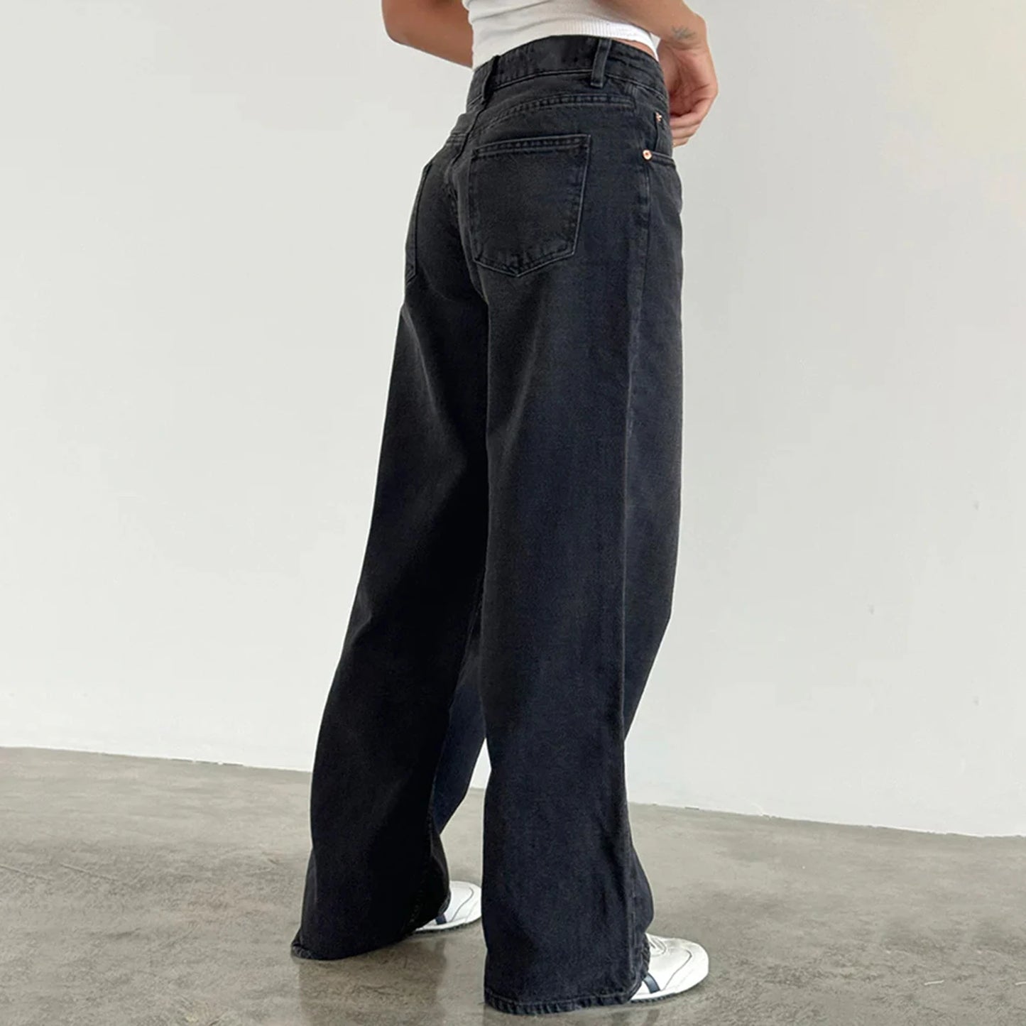Low Waist Baggy Jeans Retro Fashion